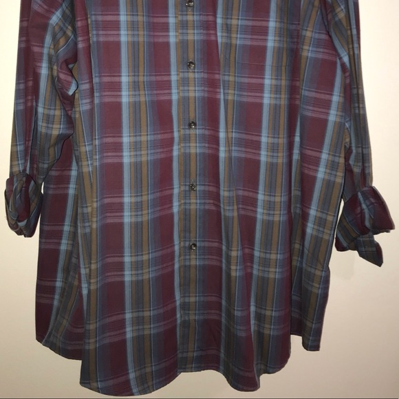 Roundtree & Yorke Casual Button-Down Collar Shirt - Picture 3 of 4